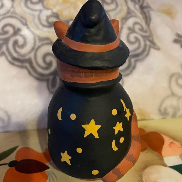 Midwest Pottery Halloween Cat made in the Philippines - Picture 5 of 8